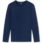 Schiesser Maillot de corps bleu marine