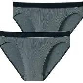 Schiesser Slip 'Rio' gris / noir