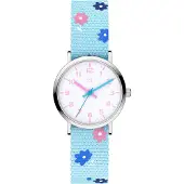 COOL TIME Montre bleu clair / bleu foncé / rose clair / argent