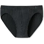 Schiesser Slip 'Long Life Soft' noir / blanc