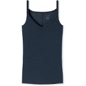 Schiesser Maillot de corps bleu nuit