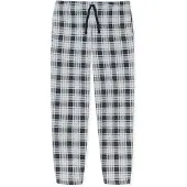 Schiesser Pantalon de pyjama bleu / gris clair