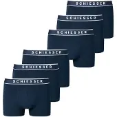 Schiesser Boxers ' 95/5 Organic Cotton ' bleu marine
