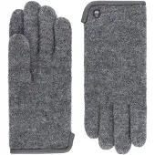 Roeckl Gants 'FELTED WOOL' gris / gris basalte / gris argenté / gris fumé / gris clair / gris chiné