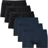 Calida Boxers 'Natural Benefit' bleu marine / noir