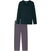 Schiesser Pyjama ' UNCOVER Nightwear ' bleu nuit