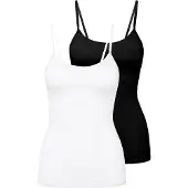 Calida Maillot de corps noir / blanc