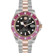 Philipp Plein Watches Montre à affichage analogique or / fuchsia / argent