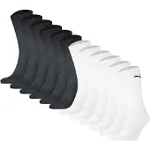Puma Chaussettes de sport noir / blanc