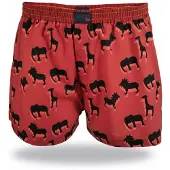 Unabux Boxers 'Prints' pourpre / rouge clair / noir