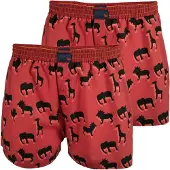 Unabux Boxers 'Flying Falcon' rouge sang / rouge clair / noir