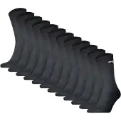 Puma Chaussettes de sport noir / blanc