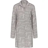 Triumph Chemise de nuit ' Boyfriend ' gris / blanc cassé