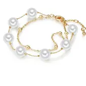 Lulu & Jane Bracelet jaune d'or