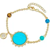 Lulu & Jane Bracelet jaune d'or