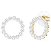 Lulu & Jane Boucles d'oreilles blanc