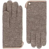 Roeckl Gants 'FELTED WOOL' beige / beige foncé / beige chiné / taupe