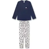 Sanetta Pyjama bleu foncé / blanc
