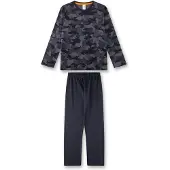 Sanetta Pyjama anthracite / taupe / gris foncé / noir