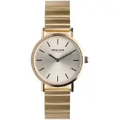 Lucardi Montre à affichage analogique 'Masche' or / argent