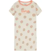 Schiesser Chemise de nuit 'Nature Love' crème / orange