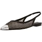Steve madden Escarpins à bride arrière noir / argent