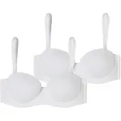 Schiesser Soutien-gorge ' Bandeau mit Schale - Unique Micro ' blanc