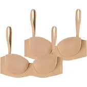 Schiesser Soutien-gorge ' Bandeau mit Schale - Unique Micro ' beige
