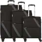 American Tourister Ensemble de bagages gris / noir
