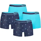 Happy Shorts Boxers 'Palms' bleu / bleu clair