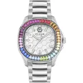 Philipp Plein Watches Montre à affichage analogique bleu clair / violet / rouge / argent