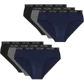 Hom Slip 'Boxerlines no.2' bleu marine / gris chiné / noir