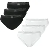 Schiesser Slip ' Modern Multipacks ' noir / blanc