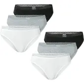 Schiesser Slip ' Modern Multipacks ' gris chiné / noir / blanc