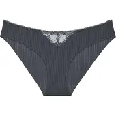 Triumph Slip ' Wild Iris Florale Tai ' anthracite