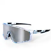 Suri Frey Lunettes de soleil 'SFY Francy' bleu / blanc perle