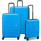 Modo By Roncato Ensemble de bagages 'Supernova 2.0' bleu néon