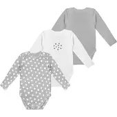 Dim Barboteuse / body gris / blanc