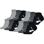 Puma Chaussettes gris clair / gris foncé / noir / blanc