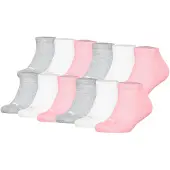 Puma Chaussettes gris chiné / rose / blanc
