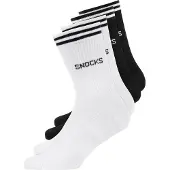 Snocks Chaussettes de sport noir / blanc