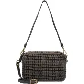 Campomaggi Sac bandoulière 'Fulvia' camel / bleu marine / chocolat / gris
