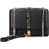 Replay Sac à bandoulière or / noir