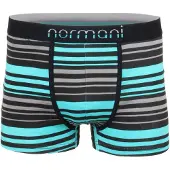 Normani Boxers bleu / turquoise / gris