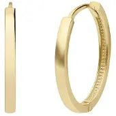 Lucardi Boucles d'oreilles 'Klassisch' or