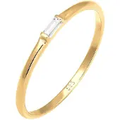 Elli PREMIUM Bague 'Topas' jaune d'or