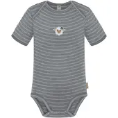 Normani Barboteuse / body 'Tauranga' beige / gris / blanc