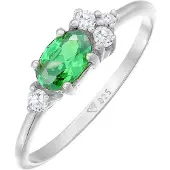 Elli Bague vert / argent