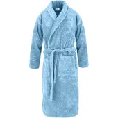 Normani Peignoir long bleu clair