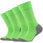 Camano Chaussettes de sport 'Kim' gris / citron vert